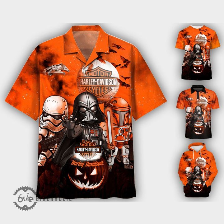 Darth Vader Harley Davidson Star Wars Movie Halloween 3D