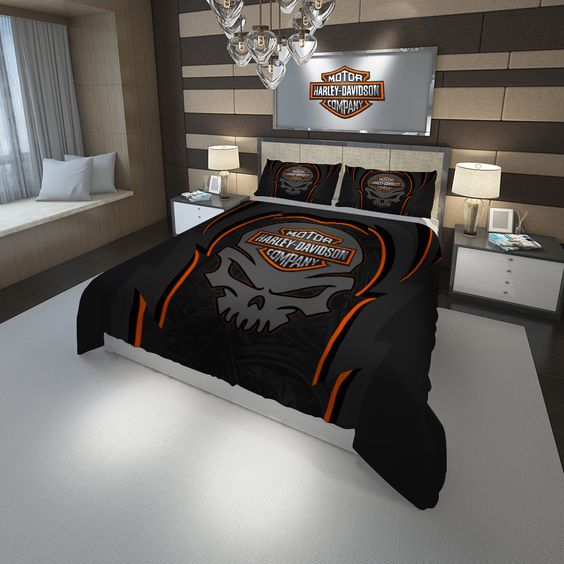 Harley Davidson Bed Set