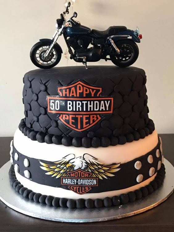Harley Davidson Birthday cake