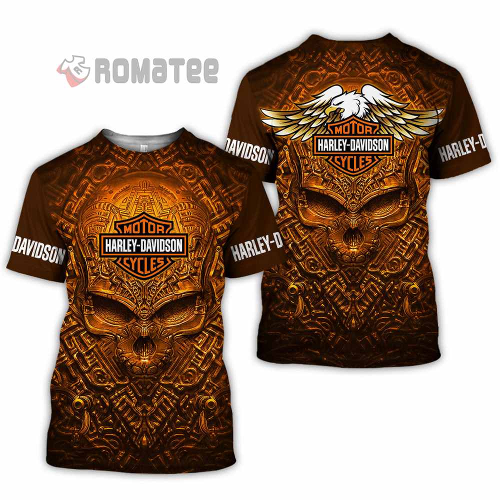 Harley Davidson Mens Eagle Logo Shirt