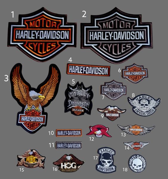 Harley Davidson Patch Set Etsy