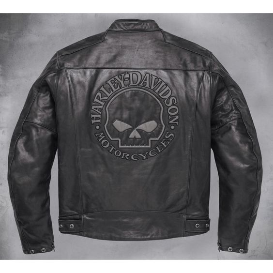 Harley Davidson Reflective Skull Leather Jacket Jacketsthread