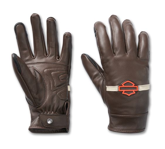 Harley Davidson Womens Victory Lane Leather Gloves