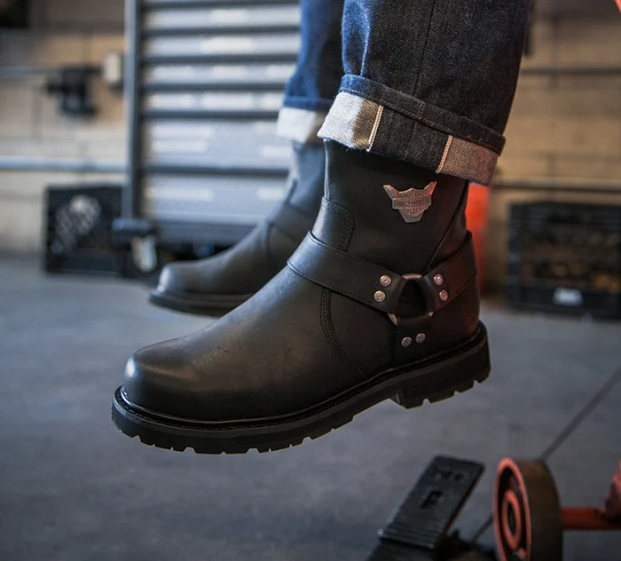 Harley Davidson boots gift for dad fathers day