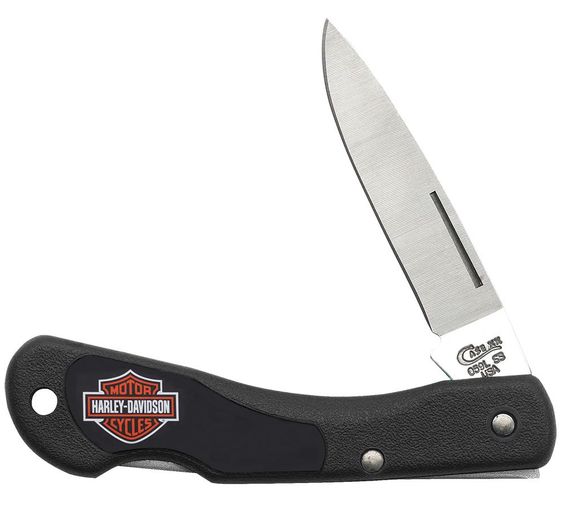 Harley Davidson® Black Synthetic Mini Blackhorn knife