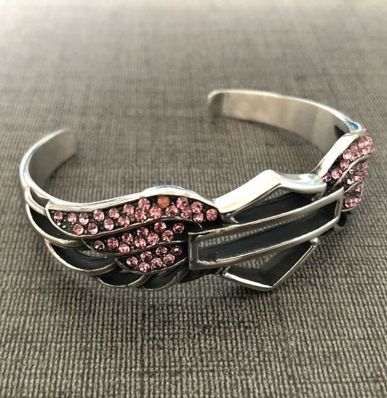 Harley davidson silver bracelet