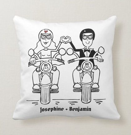 Personalize throw pillow