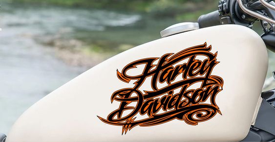 Unique Harley Davidson gifts Decal Set for Motorcycle or Car Etsy