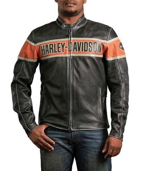 Harley Davidson Mens Victory Lane LeatherJacket The leathership