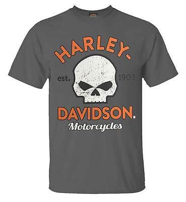 Harley Davidson Mens Willie G Skull Short Sleeve T Shirt Ebay