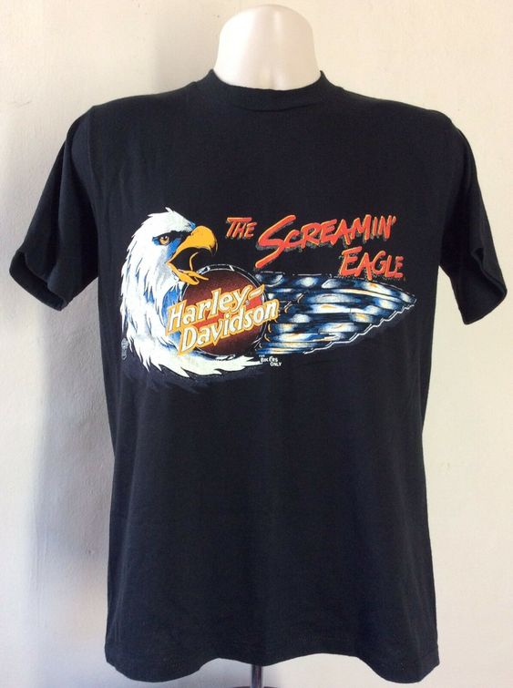 The Badass Biker Eagle Shirt etsy