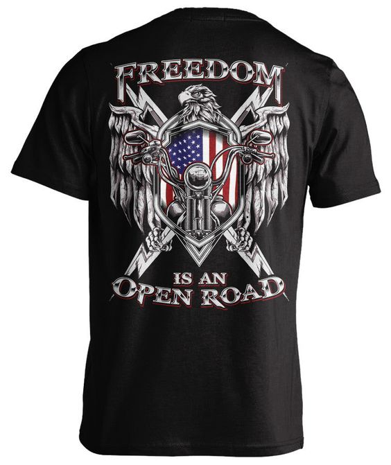 The Freedom Rider Eagle Shirt Skullsociety