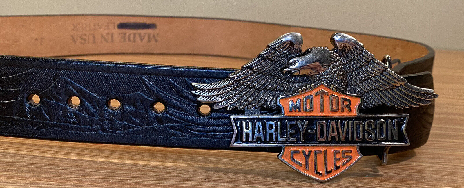 The Harley Davidson Eagle Leather Belt ebay