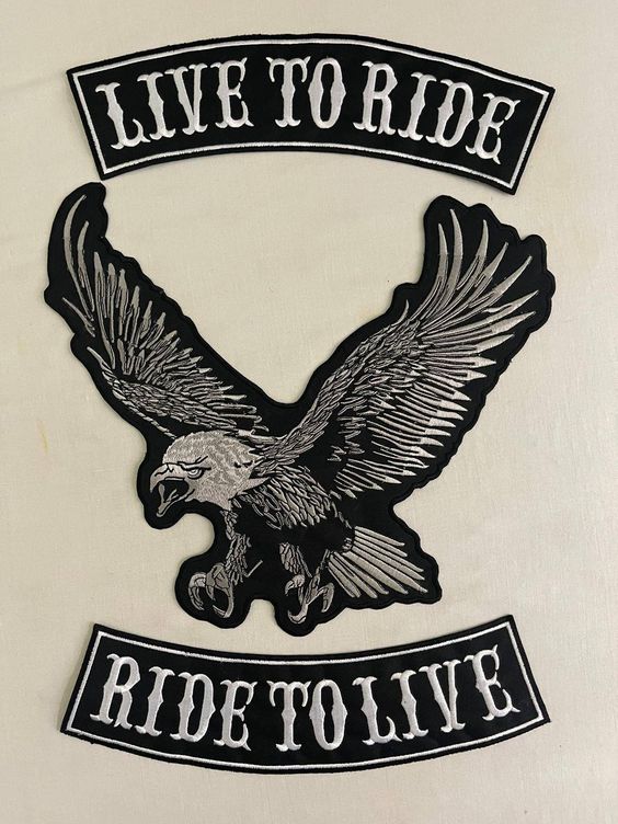 The Harley Davidson Eagle Patch etsy