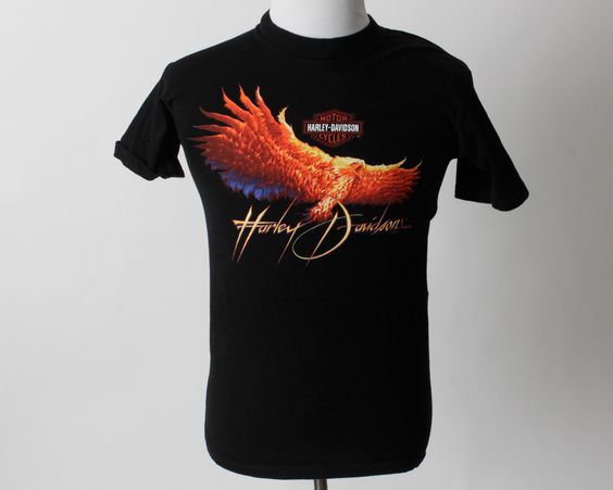 The Vintage Flames Eagle Shirt Etsy