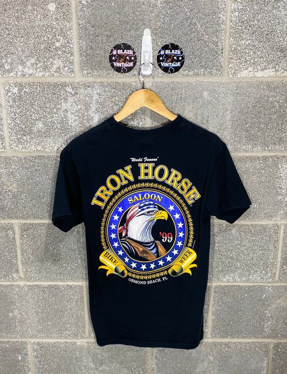 The Iron Horse Vintage Harley Davidson Eagle Shirt