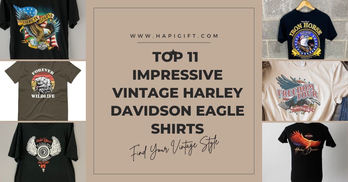 Top 11 impressive Vintage Harley Davidson Eagle Shirts: Find Your Vintage Style