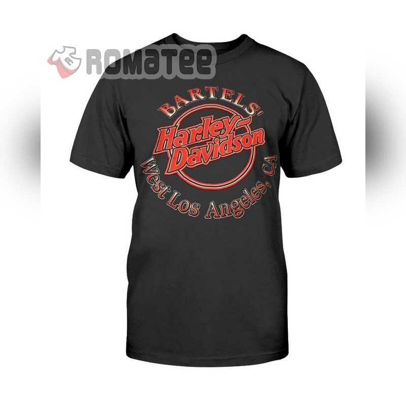 Vintage Bartels West Los AngelesCA Harley Davidson 2D T Shirt